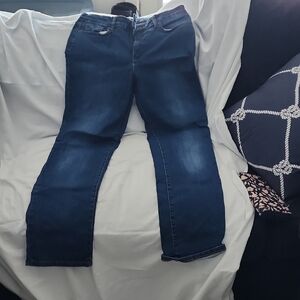 Two Pair of NYDJ Blue Jeans
